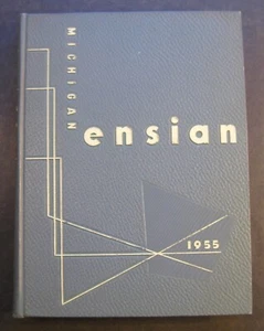 1955 Michiganensian University of Michigan Yearbook Wolverines Ann Arbor, MI - Imagen 1 de 10