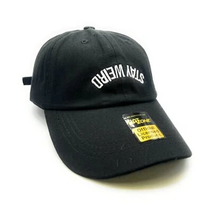 Stay Weird Dad Hat Strapback (Black) - Picture 1 of 2