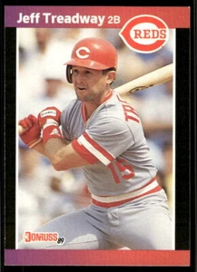 1989 Donruss #351 Jeff Treadway - Picture 1 of 2