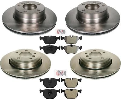 Premium Disc Brake Rotors OE Semi Metallic Brake Pads For BMW 525i 2008-2010 - Image 1 of 4