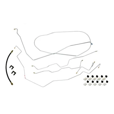 Chevrolet Impala 1965-66 Juego de 5 clips OEM de línea de conversión de freno de disco eléctrico Foto 1 de 4