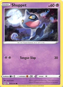 Shuppet 072/196 SWSH11 Lost Origin Pokemon 006549 - Picture 1 of 2