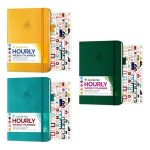 Clever Fox Hourly Weekly Planner A5 Undated Weekly Life Planner - Picture 1 of 18