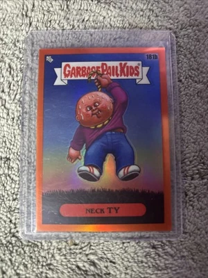 2022 Topps Chrome Garbage Pail Kids - Orange Parallel 27/75 - Neck Ty #181b - Image 1 of 2