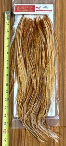 Whiting Dry Fly Rooster Sattel, Barred Dark Ginger, Pro Grade, Fliegenbinden - Bild 1 von 2