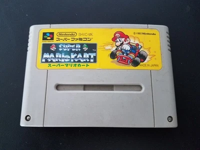 Nintendo Super Famicom SFC - Super Mario Kart - Importación Japón Japonés VENDEDOR DE EE. UU. Foto 1 de 3