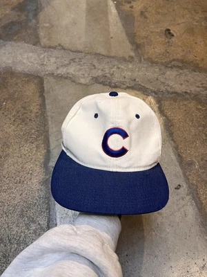 Vintage 90s Sports Specialties Chicago Cubs MLB Snapback Hat Cap Korea Two Tone - Image 1 of 4