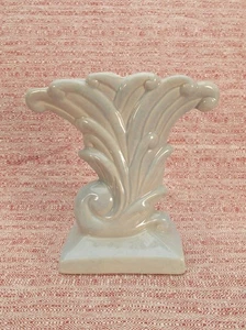 Gonder Vase E-5 Fan Cornucopia Mid Century Light Blue/Gray Glaze - Picture 1 of 7