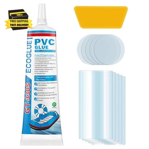 Kit de parches para revestimiento de piscina, parche para colchón de aire, kit de reparación de vinilo de alta resistencia para Inflatab - Imagen 1 de 6