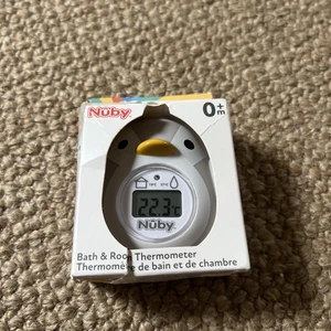 Nuby Penguin Baby Bath Room Digital thermometer - Easy to read screen - New Box - Picture 1 of 4