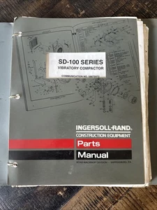 Compactadores vibratorios Ingersoll Rand serie SD-100 manual de piezas 58875972 - Imagen 1 de 3