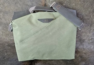 Quer - Laptop Tasche - Messanger-Bag - Canvas mit Leder - neu/unbenutzt - Bild 1 von 16