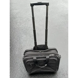 Dakota 17" Weekender Carryon Overnight Ballistic Nylon Briefcase Bag Black - Picture 1 of 5