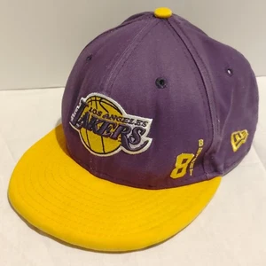 Los Angeles Lakers New Era 9FIFTY Snapback Cap kobe bryant #8 embroidered - Picture 1 of 12