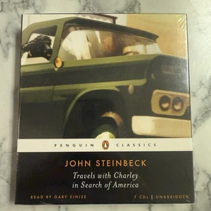 Travels with Charley CD Audiobook John Steinbeck Unabridged NEW Sealed 7 Discs - Picture 1 of 2