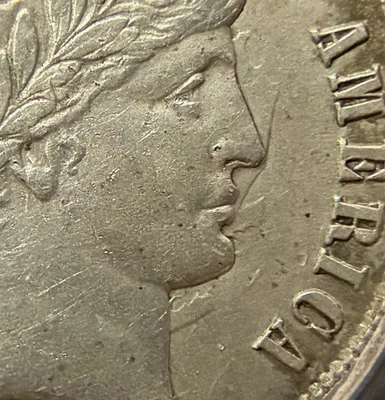 Moeda de dez centavos de barbeiro 1892, detalhes ANACS MS-60, limpa, choque muito forte! - Imagem 1 de 4