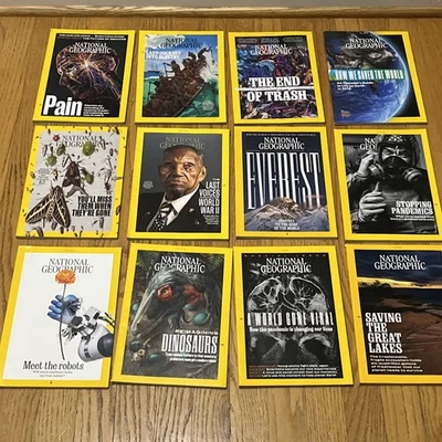 National Geographic Magazine Lot Complete 2020 - 12 issues - PlsCDesc Excellent! - Image 1 of 4