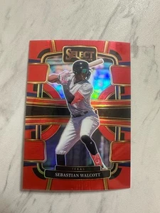 2024 Panini Select Red Prizm #34 Sebastian Walcott /149 - Picture 1 of 2