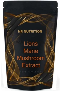 Lions Mane Mushroom Extract Potent 4,000mg 50%mg Polysaccharides Strong Vegan - Picture 1 of 5