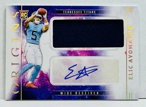 2025 Panini Origins - Elic Ayomanor (RC) RPA Rookie Auto #RJJ-EAO Titans - Picture 1 of 2