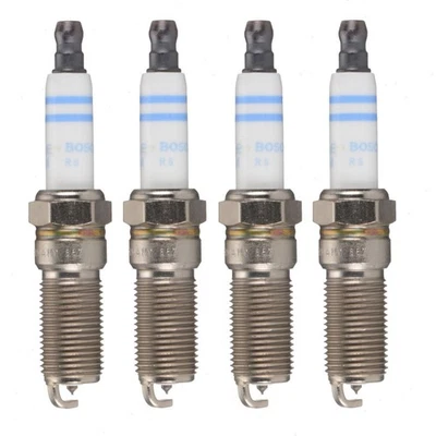 Velas de ignição Bosch irídio duplo 4 peças para 2014-2019 Chevrolet Impala 2.5L L4 ci - Imagem 1 de 4