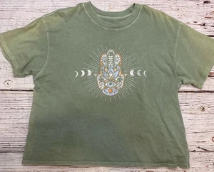 Camiseta corta O'NEILL para mujer talla L gráfica verde oliva - Imagen 1 de 6