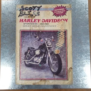 1959-85 CLYMER HARLEY DAVIDSON SPORTSTERS REPAIR MANUAL #1 0-89287-126-1 t345 - Picture 1 of 3