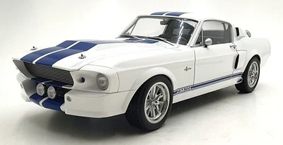 KK Scale 1/12 Scale KKDC120172 - 1967 Ford Mustang Shelby GT500 - White/Blue - Image 1 of 4