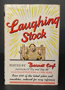 Laughing Stock by Bennett Cerf, 1945, Hardcover, Dust Jacket - Bild 1 von 9