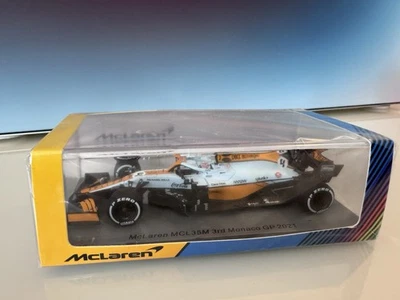 Spark McLaren McL35m No.4 3rd Monaco GP 2021 Lando Norris Rennauto (S7679) 1:43 - Bild 1 von 4
