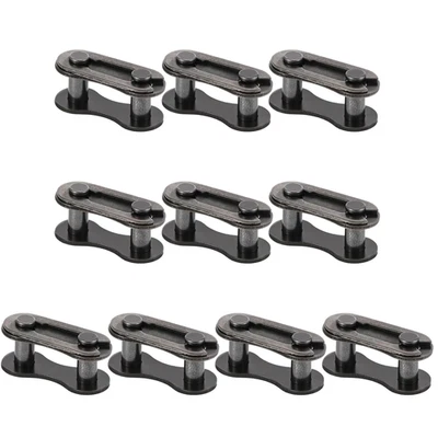 GTZIQA 10 PCS Bike Chain Master Link, Single Speed Bicycle Master Link for Bicycle Chai