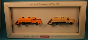 Sprengwagen Set mit Walze - Wiking 649 / Spur H0 - Bild 1 von 1