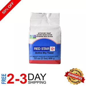 Active Dry Yeast, 2 Pound Vacuum Packed for Baking Perfection - Picture 1 of 12