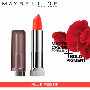 Maybelline Lipstick All Fired Up #687&Lip liner Austyn #GG25 100% Authentic NEW - Bild 1 von 10