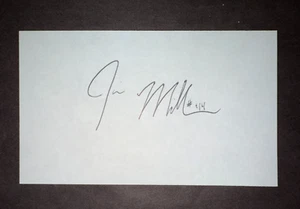 Tarjeta índice firmada 3x5 Jim Miller, ORIOLES (debut 2008) (HS) - Imagen 1 de 1