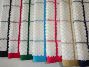100% Cotton Kitchen Hand/Tea Towels. Great for your Hands/Dishes Extra Thick - Picture 1 of 24