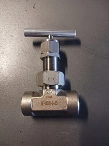 Válvula de aguja 4800K63, 3/8" acero inoxidable - Imagen 1 de 1