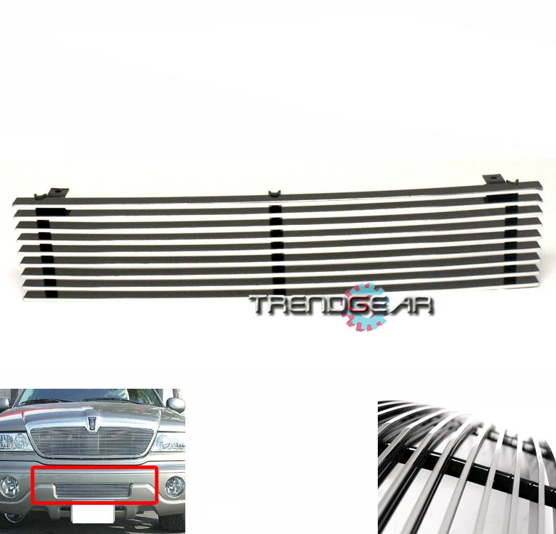 Parachoques de navegación Lincoln 1998-2002 inserción de rejilla inferior 1999 2000 2001 1 pieza Foto 1 de 1