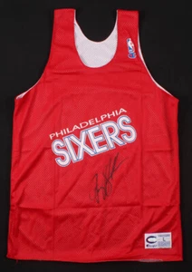 Jerry Stackhouse Signed Sixers Champion NBA Warm Up Jersey (JSA COA) 76ers - Picture 1 of 6