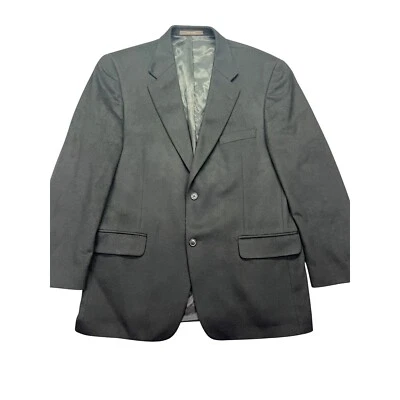 Blazer de cachemir Tasso Elba abrigo deportivo chaqueta negro suave talla 42R carrera Foto 1 de 4