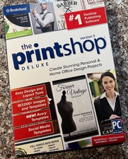 Broderbund the PrintShop Deluxe - Version 5 for PC (DVD-ROM)
