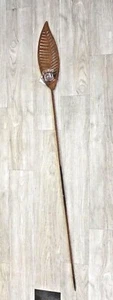 Gartenstecker Stecker Gartenstab Eisen Edel Rost Blatt ca. 149 cm - Bild 1 von 3