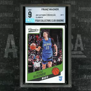 2021-22 Panini Chronicles Classics #171 Franz Wagner RC Orlando Magic PSGA 9 - Picture 1 of 3