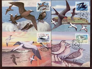 BRAZIL 1985, BIRDS, Scott 2001-2004, on 4 MAXI CARDS - Picture 1 of 1