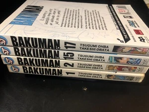 Bakuman Manga 4 book lot (1,2,15,17) - Picture 1 of 1