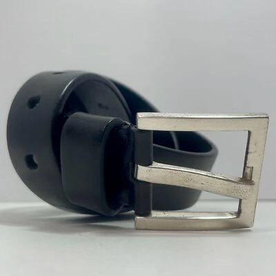 Cinturón Kenneth Cole de cuero genuino negro SN K1467 talla mediana Foto 1 de 4