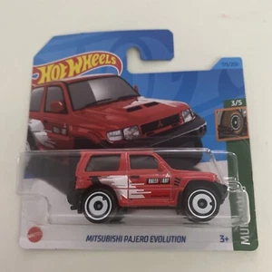 HOT WHEELS MITSUBISHI PAJERO EVOLUTION SHORT CARD 1/64 DIECAST #175 - Picture 1 of 1