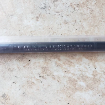 New & Uncut 2024 KBS TD Ltd. Ed. 70 CAT4 X Flex Driver RARE TM SIM2 +/- 1 TP - Image 1 of 4