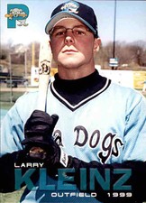 1999 Portland Sea Dogs Grandstand #14 Larry Kleinz Hamilton Square New Jersey NJ