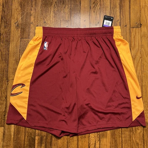 Nike NWT Cleveland Cavaliers Practice Shorts Size 3XL NWT Red Cover